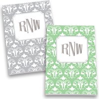 Fleur de Lis Monogram Personalized Journal Set