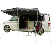 Retro Campervan Shade Canopy - Charcoal