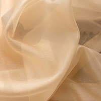 Gilded yarn-gold｜Sheer curtain fabric sample｜ZF619-16