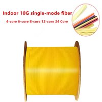 Indoor Optical Cable, GJFJV Single-mode 4-core Optical Fiber Cable 6-core 8-core 12-core 24 Core, Indoor Optical Cable