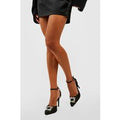 Zapatos De Salón De Holgura Ancha Y 2 Partes Con Adornos, Negro