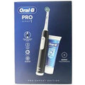 Oral B Pro 1 Black Edition Cross Action Electric Toothbrush + Toothpaste