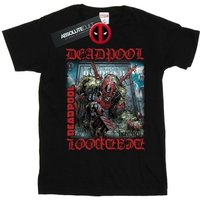 Marvel  Here Lies Deadpool  women's  in Black