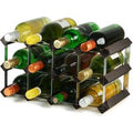 Traditional Wooden Wine Racks - Black Ash (2x4 Hole [12 Bottles])