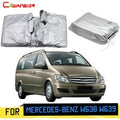 Cawanerl Copertura Auto MPV Esterno Anti-Uv Del Sole Ombra Pioggia Neve Protezione Antigraffio Antivento Copertura Per Mercedes-Benz W638 W639