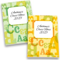 ABC123 Personalized Journal Set