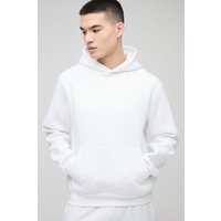Sudadera Básica Con Capucha De 330G/M², Blanco