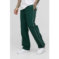 Pantalón Tall De Nailon Con Ribete, Verde