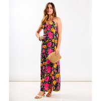 Pink Floral Maxi Dress | Clothing Size: 16