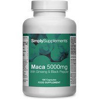 Maca Root 5000mg with Ginseng &amp; Black Pepper