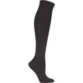 1 Pair Dark Brown Sensitive Berlin Merino Wool Left And Right Knee High Socks Ladies 2.5-5 Ladies - Falke