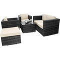 ES 5 Piece Outdoor Sofa Suite Black