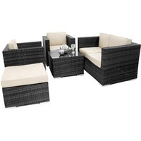 ES 5 Piece Outdoor Sofa Suite Black