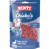 RINTI Chicko Mini Snack per cane - 4 x 225 g Anatra