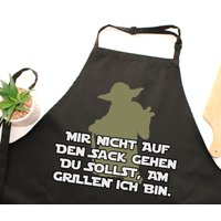 Mir nicht auf den Sack gehen Du sollst, am Grillen ich bin - Grillschürze