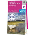 Ordnance Survey OS Map of Kingussie & Monadhliath Mountains: Landranger 35