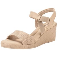 Sandália Feminina Anabela ComfortFlex 2473402 BEGE 34