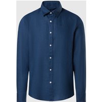North Sails - Camicia in lino con logo ricamatoNorth SailsDark denimS