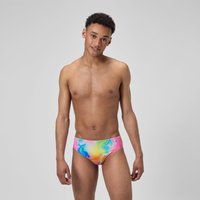 Slip de bain Homme Club Training imprimé rose/jaune
