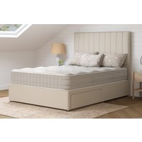 Hypnos Zen Mattress + Premium Divan Bed, Marine, 2 Drawer, Super King