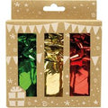 Cadeauversieringsset 12-delig 3 kleurig