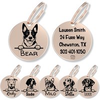 Personalized Breed Dog Tag (Australian Cattl)