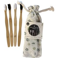 Simply Eco Bamboo Toothbrushes 4 Pack