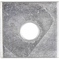 Square Plate Washer Zinc Plated 12mm 50mm Pack of 100