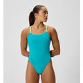 Maillot de bain Femme Club Training V-Back turquoise
