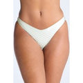 Boux Avenue Marguerite texture brazilian bikini bottoms - Ecru - 16