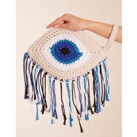 Evil Eye Tassel Bag - ONE / STONE