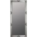 Casa Padrino Baroque mirror silver with beautiful antique ornaments H. 162 cm - Handmade
