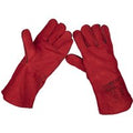 Sealey Lined Leather Welding Gauntlets