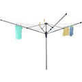 Lift & Click 60m 4 Arm Rotary Airer Easy Assembly Rust Resistant