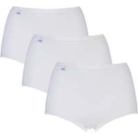 3 Pack White Basic Maxi Briefs Ladies 12 Ladies - Sloggi