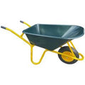 110L Heavy Duty Outdoor Garden Wheelbarrow with Ergonomic Grip | Wowcher