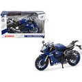 Yamaha YZF-R1 Motorcycle Blue 1/12 Diecast Model by New Ray