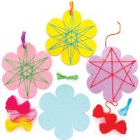 Flower Weaving Kits (Pack of 8) Sewing & Weaving Kits