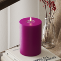 LED Bougie pilier Ø 10 x 15 cm Violet