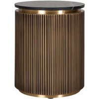 Brass Plated Colosseum Side Table