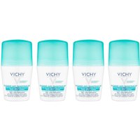 VICHY No Marks Roll-on Deodorant Set 4 x 50ml