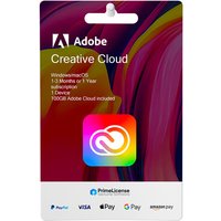 PRICE DROP! Adobe Creative Cloud All Apps: 20+ Pro Apps inc. Photoshop, Illustrator, Premiere & InDesign - Windows 10/11 & macOS Compatible | Wowcher
