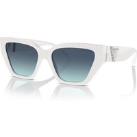 Bright White/Azure Blue Gradient / 55