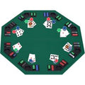 1.2m/48 Inches Foldable Poker Table Top 8 Players Blackjack Tables Chip Trays