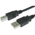 0.5m USB Cable USB 2.0 A To B Data Cable Black