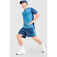 Under Armour Short Tech Grid - Bleu, Bleu