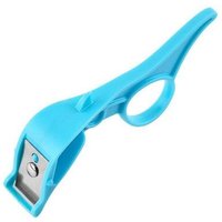 Multifunctional Fruit Peeler Orange Vegetable Finger Ring Continuous Scraping Skin Tools Kitchen Gadgets Accessories | Color: Blue