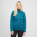 Brasher Women's Rydal Full-zip Fleece, Blue