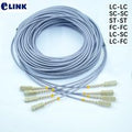 fiber patchcord Armored OM2 4 cores 1-50m SC LC FC ST UPC APC 4C Multimode 4 fibers optical jumper cable ELINK ftth 20M30m