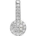Anhänger 925 Sterling Silber mit Zirkonia Silberanhänger